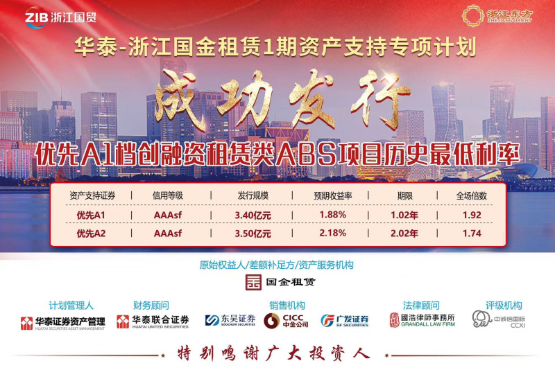 創(chuàng)同類產(chǎn)品歷史新低！浙江東方旗下國(guó)金租賃ABS成功發(fā)行.jpg